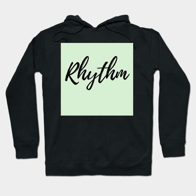 The Word Rhythm Hoodie by ActionFocus